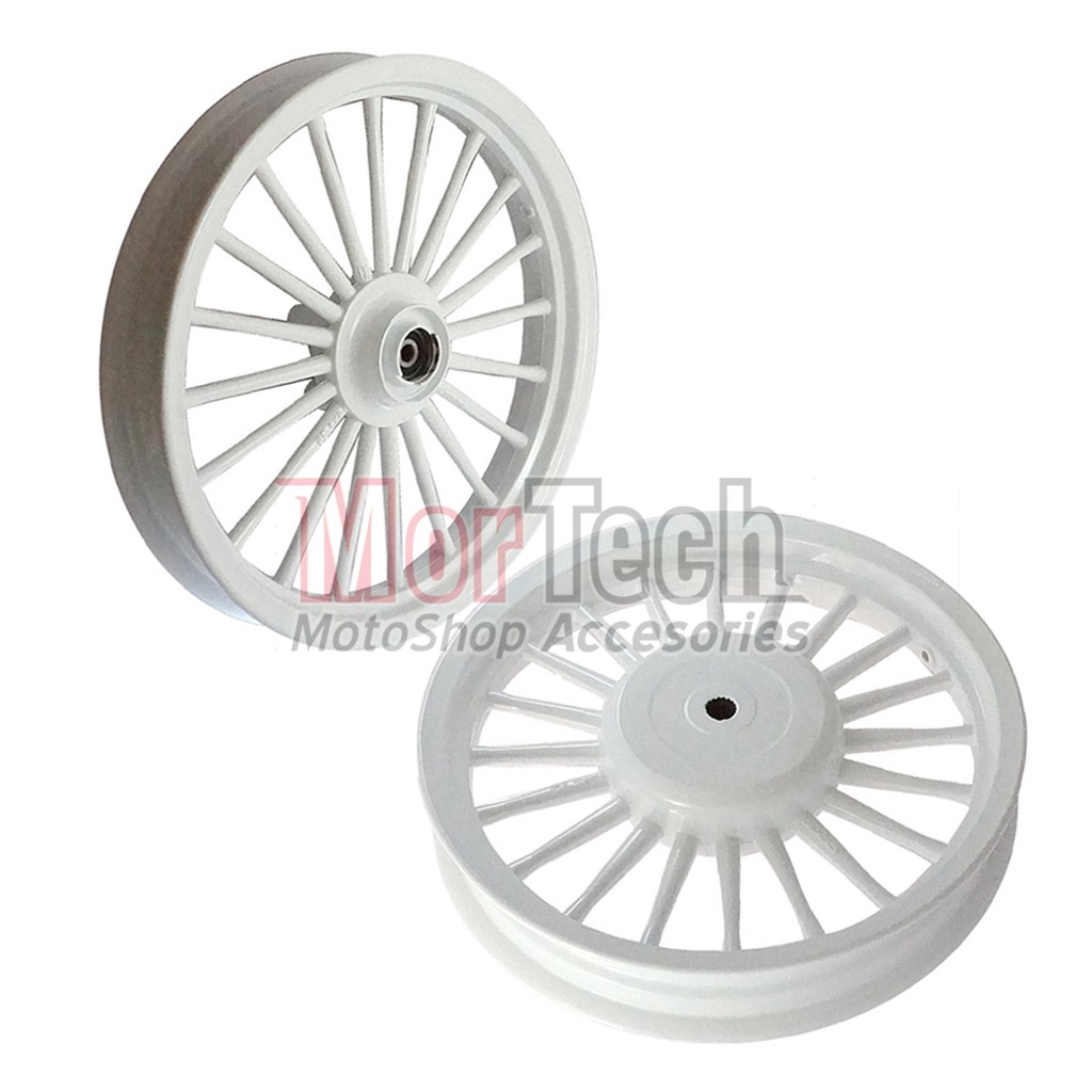 Rossi Velg Pelek Racing Tapak Lebar Scoopy Fi Beat Lama Vario 110 Cw Spacy Turbin B20 Putih