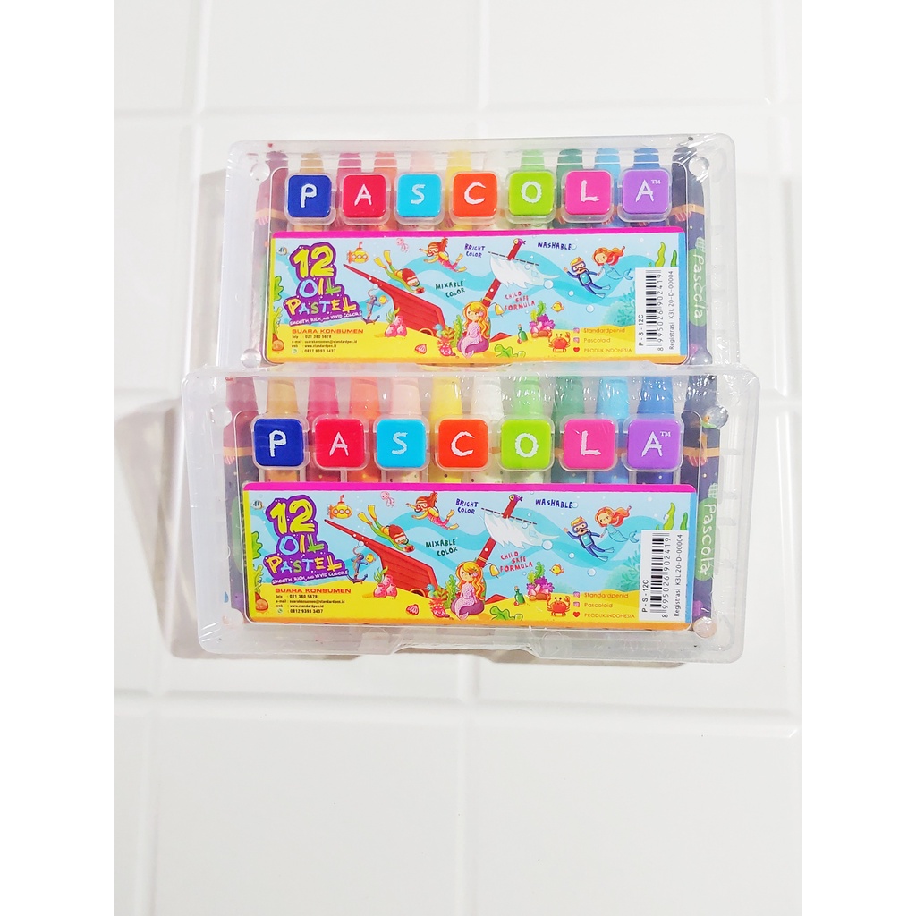 

(SET) Crayon Pascola 12 W / Krayon pascola 12 Warna / Krayon Murah