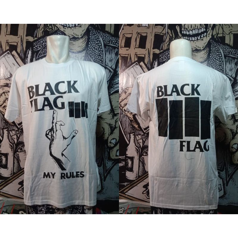 kaos band punk, baju band punk, kaos punk black flag, kaos musik, kaos komunitas, kaos punk ban rele