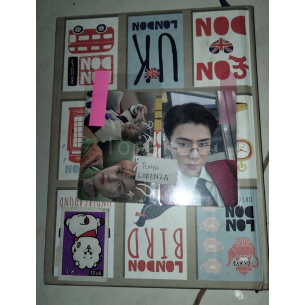 BOOKED Photocard official Sehun jasmer kihno wal