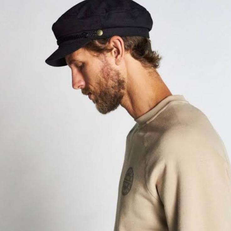 Modern.. Topi Sailor Man Pria Dewasa Warna Hitam Ukuran All Size Topi Pelaut Pria Dewasa Warna Hitam