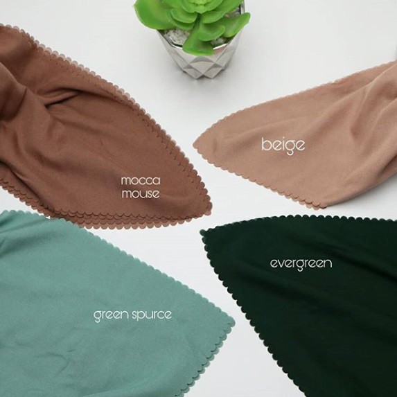 SUPERFINE SAHARA VOAL LASER CUT FINISH SQUARE HIJAB (Evergreen)