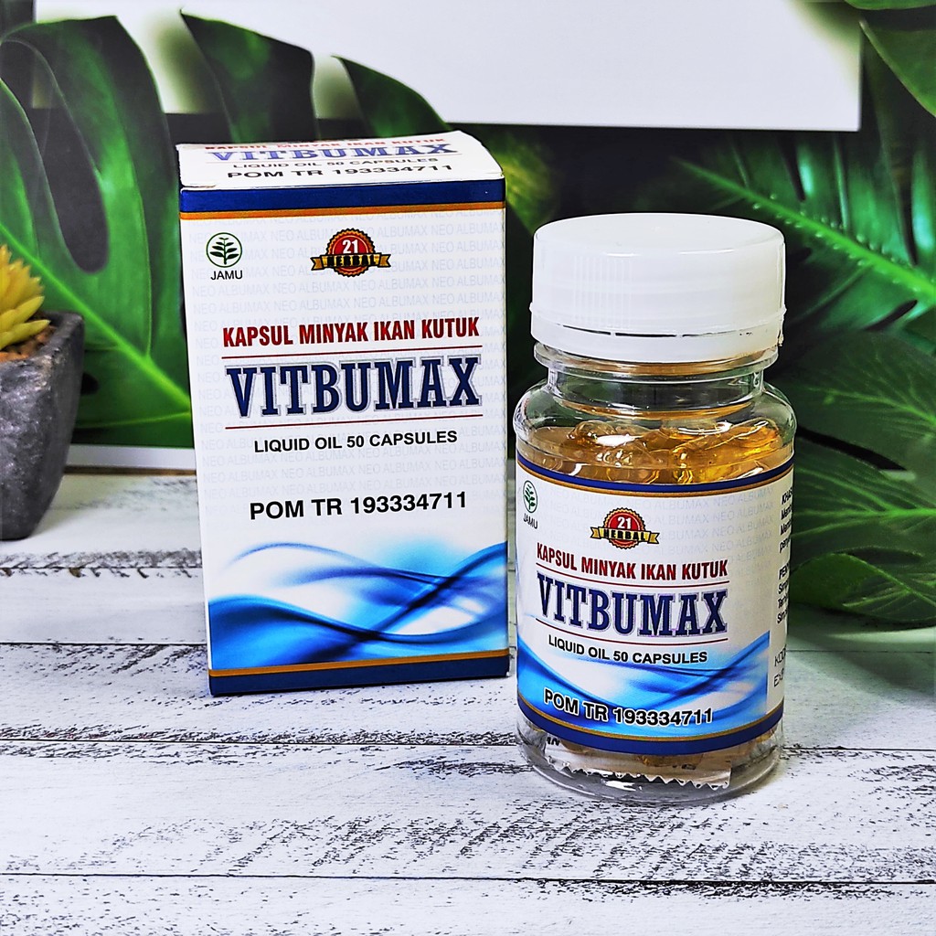 Vitbumax minyak ikan kutuk 50 kapsul