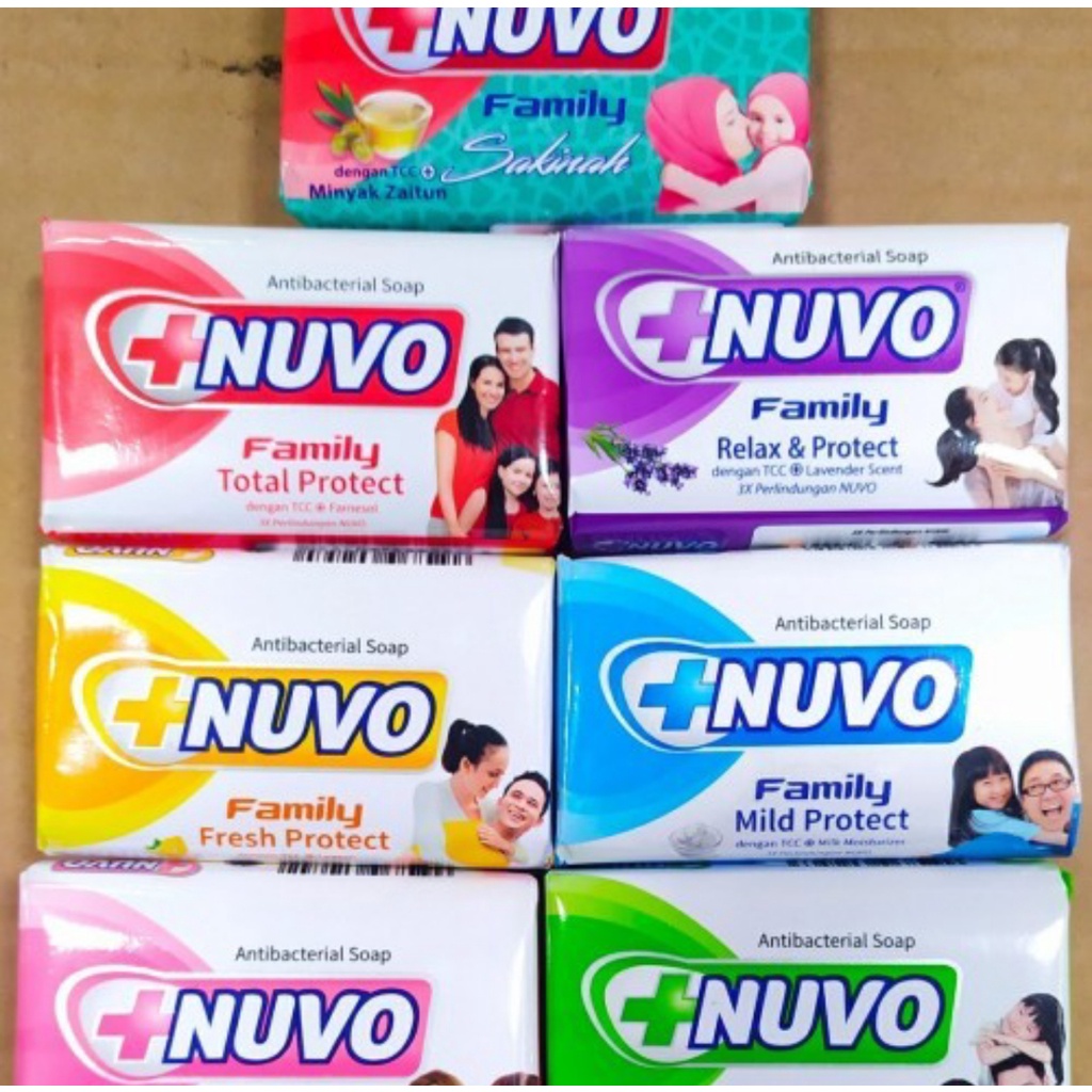Sabun nuvo batang 76 gr 110gr | sabun mandi nuvo all variant nuvo 76gr nuvo 110gr nuvo batang nuvo f