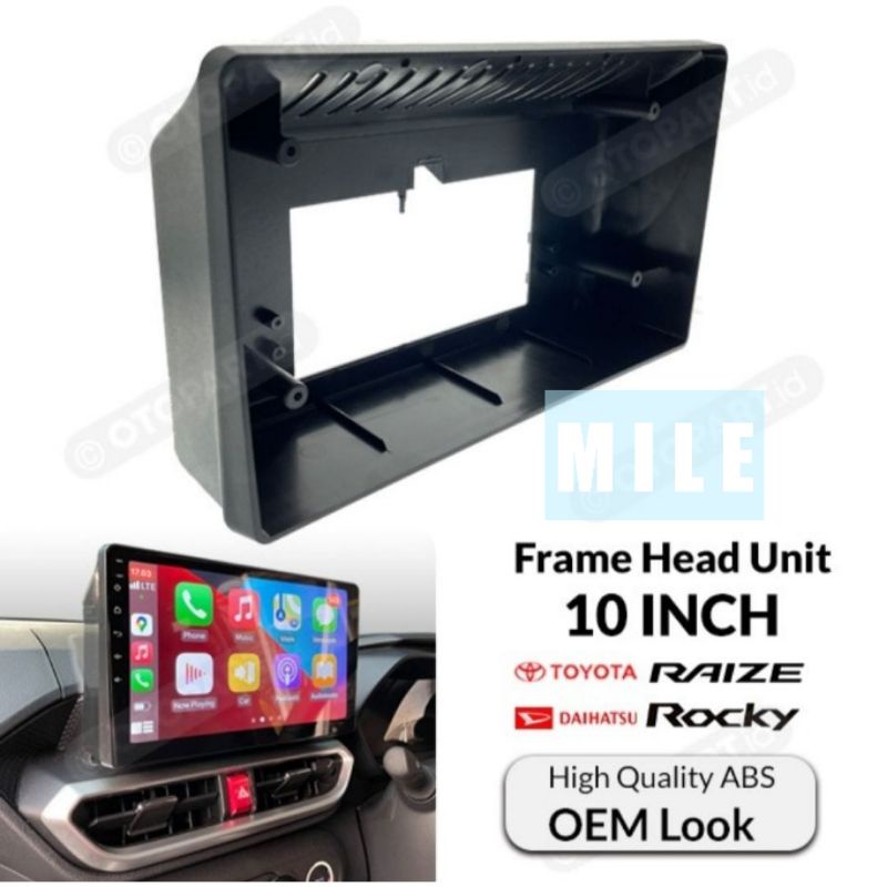 frame android 10" toyota raize / daihatsu rocky