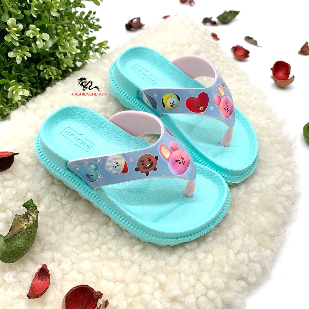 Sandal Jepit Anak Perempuan Bahan Karet Terbaru Kekinian Size 24-35