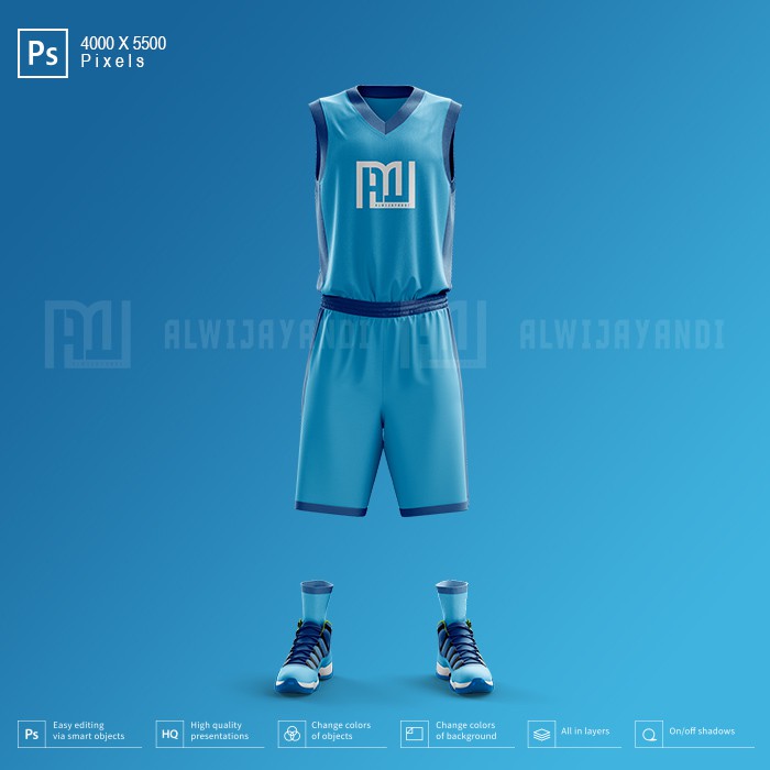 MOCKUP JERSEY BASKET VNECK - RESOLUSI 4000x5500 - FRONT