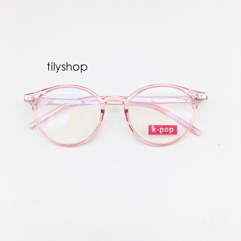 Frame Kacamata Minus ANti Radiasi Fashion Billie K-Pop Oval Strip Pria Wanita Termurah