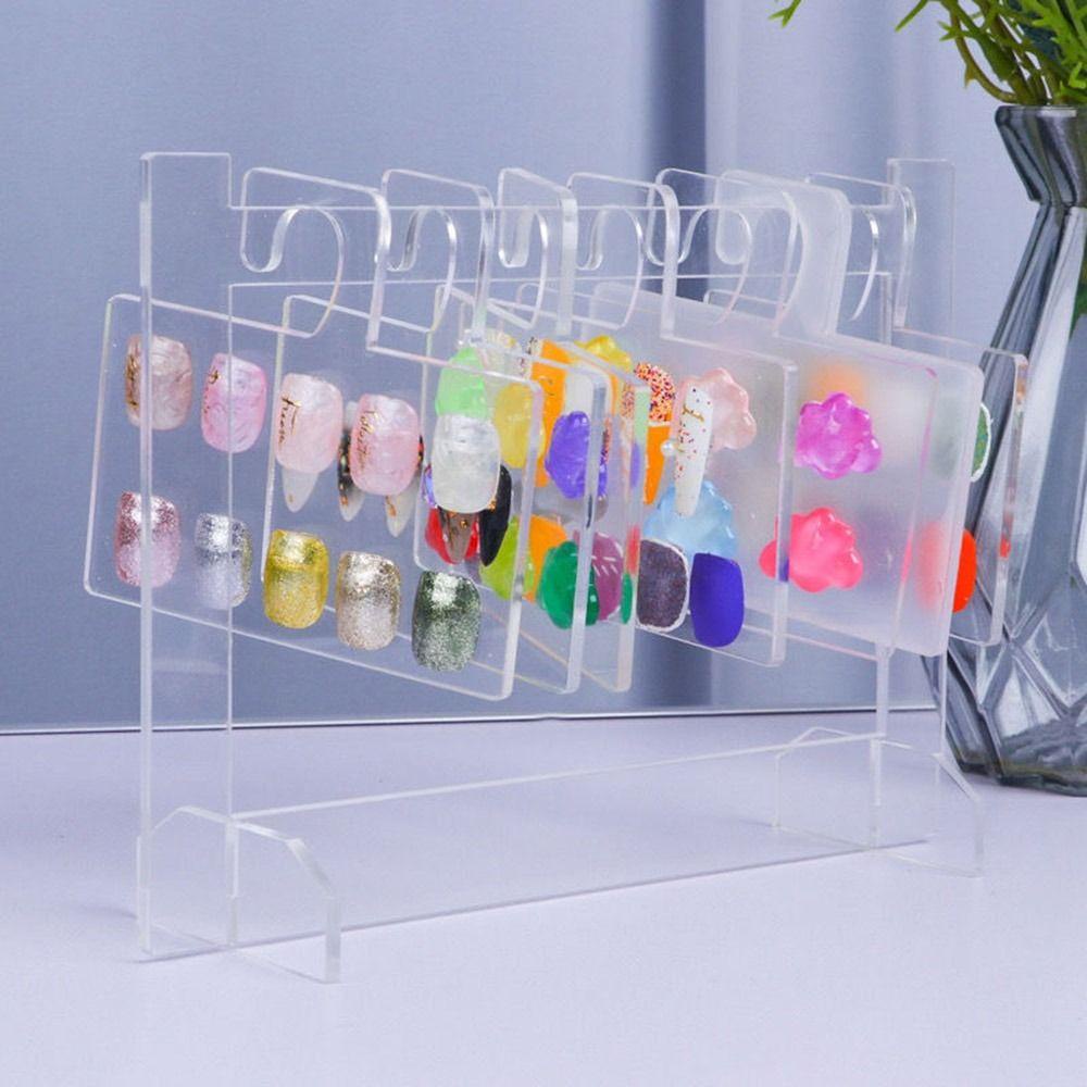 Preva Rak Pajangan Kuku Palsu Kuku Palsu New Manicure Nail Art Show Nail Display Card