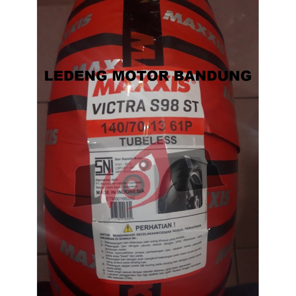 Maxxis 140/70-13 MAF1ST Rear Ban Tubeless Belakang Nmax Yamaha Victra S98