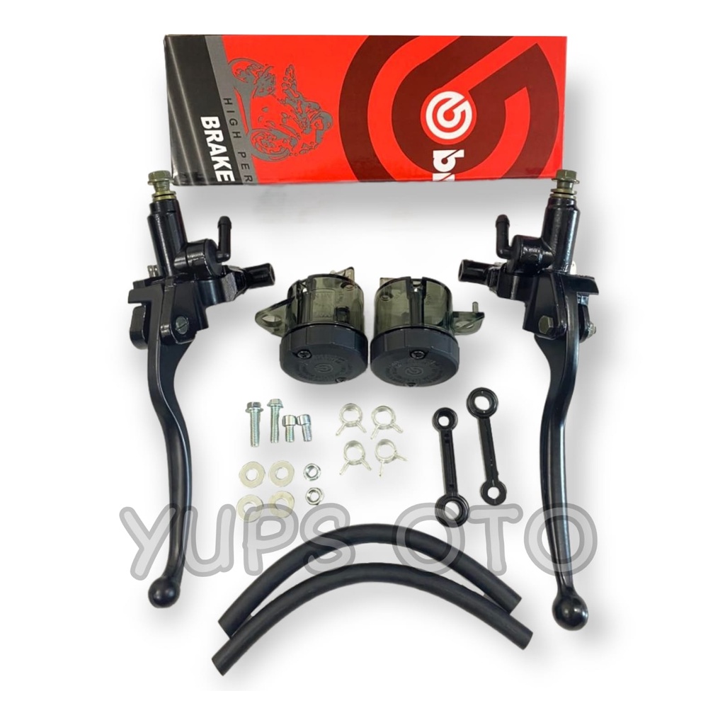 HANDLE MASTER REM CLASSIC YAMAHA NMAX HONDA PCX RX KING VIXION CBR FU CRF KLX DLL MODEL BREMB0 MASTER REM KIRI KANAN 2 TABUNG BIG SMOKE-1