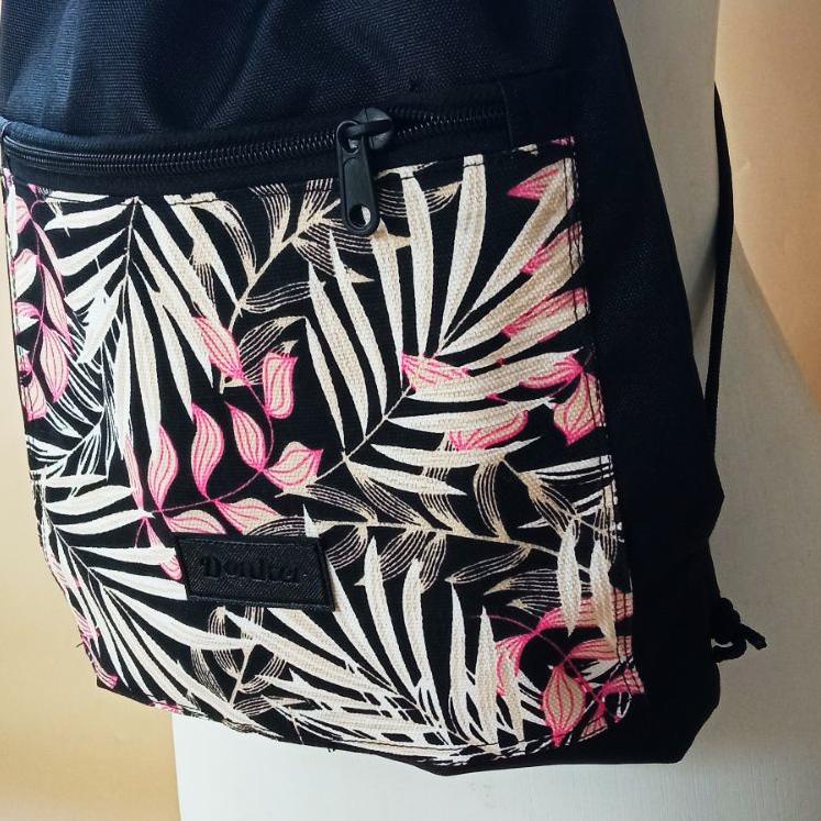 Stringbag string bag tas ransel serut resleting tas olahraga tas futsal tas sepatu anti air gymsack 