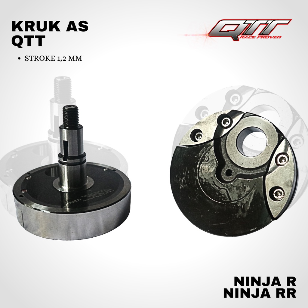 Crankshaft Kruk as QTT Ninja R Rr zx + 1.2 (total 2.4mm)