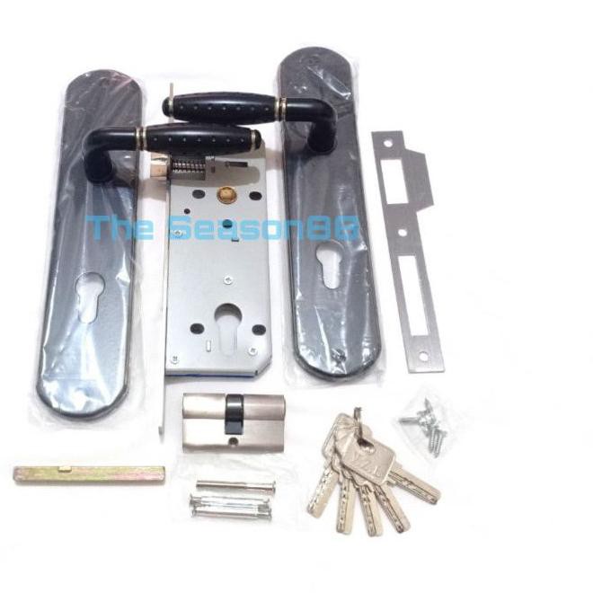 ➹ Kunci Pintu Set Gagang Bulat Kecil Besar - Gagang Pintu Rumah ♡