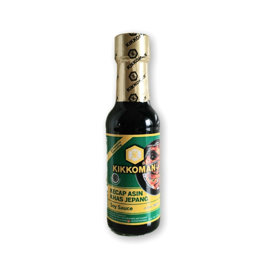 KIKKOMAN KECAP ASIN KHAS JEPANG HALAL SOY SAUCE JAPANESE SUSHI SASHIMI 150ML