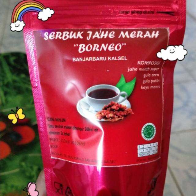 

Serbuk Jahe merah borneo/sari jahe instan/minuman herbal/jamu anti Corona/empon-empon/ minimal order 5pcs