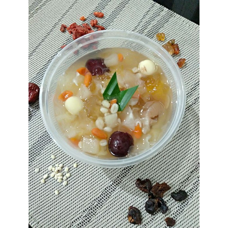 

paket peach gum collagen dessert matang original + creamy 9 bahan - Bandung - mengandung kolagen