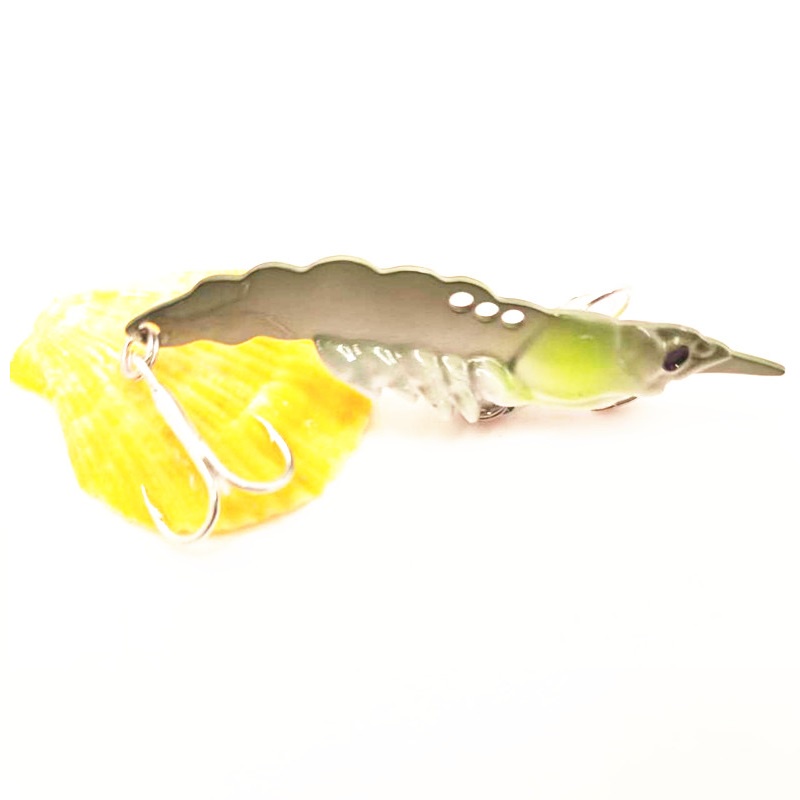 1pc Umpan Pancing VIB Spinner Spoon 7.4cm 14g Bahan Metal Untuk Memancing Ikan Trout