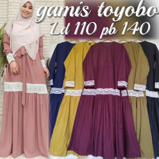 Gamis renda polos