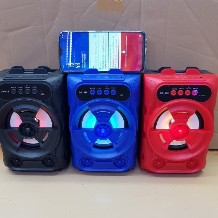 SPEKER AKTIF SPIKER BLUETOOH PORTABLE SUPER BASS SPEAKER BLUTUT SOUND MINI SEPEKER SALON AKTIF JS48