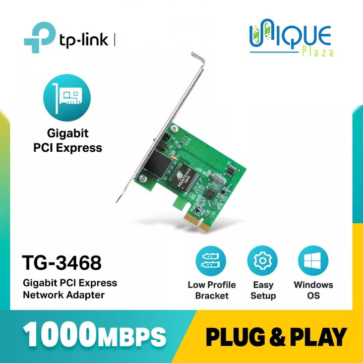 TP-LINK TPLink TG-3468 Gigabit PCI Express Network Adapter TG3468