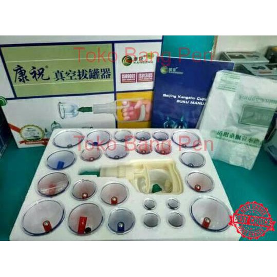 Alat Bekam Kop Angin Kangzhu 24 Cup ISO - Bagus Murah