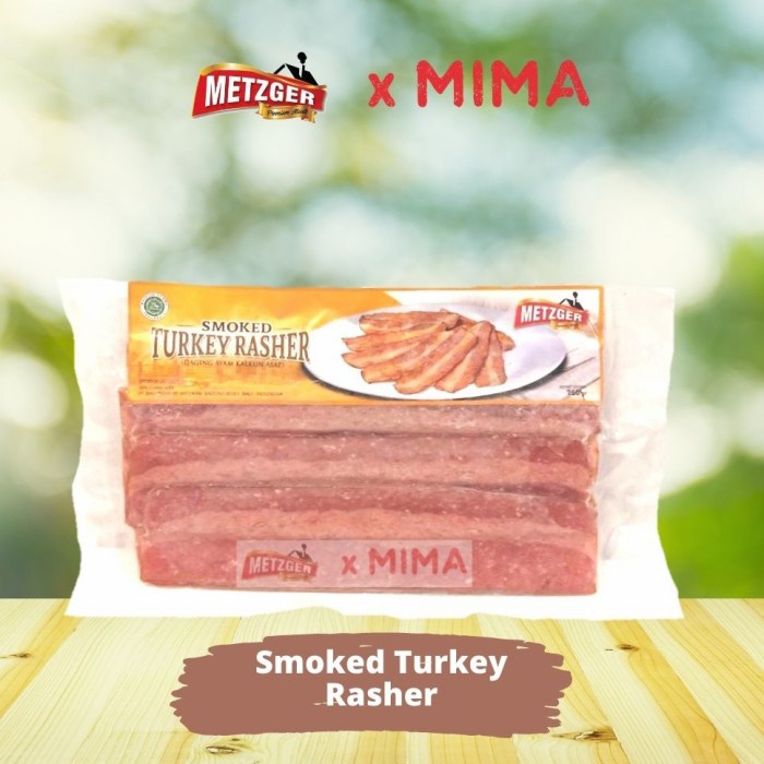 

Daging Asap - Halal Metzger Daging Turkey Asap Smoked Turkey Rasher 250Gr