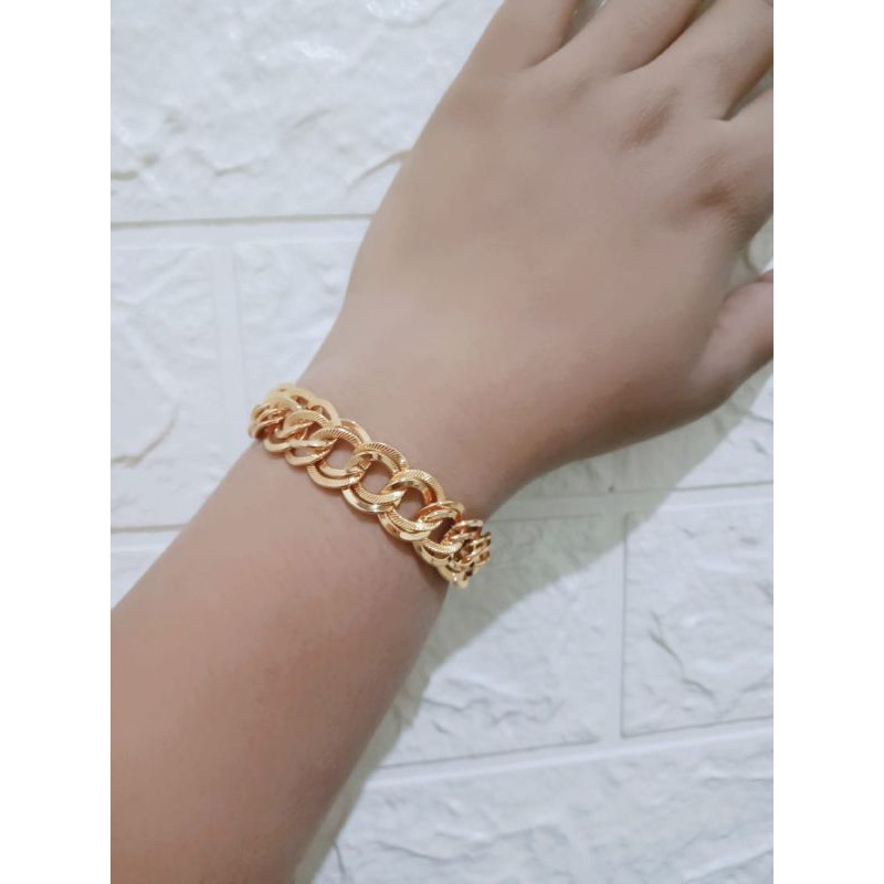 Gelang Rantai Tangan Wanita Model sisik naga