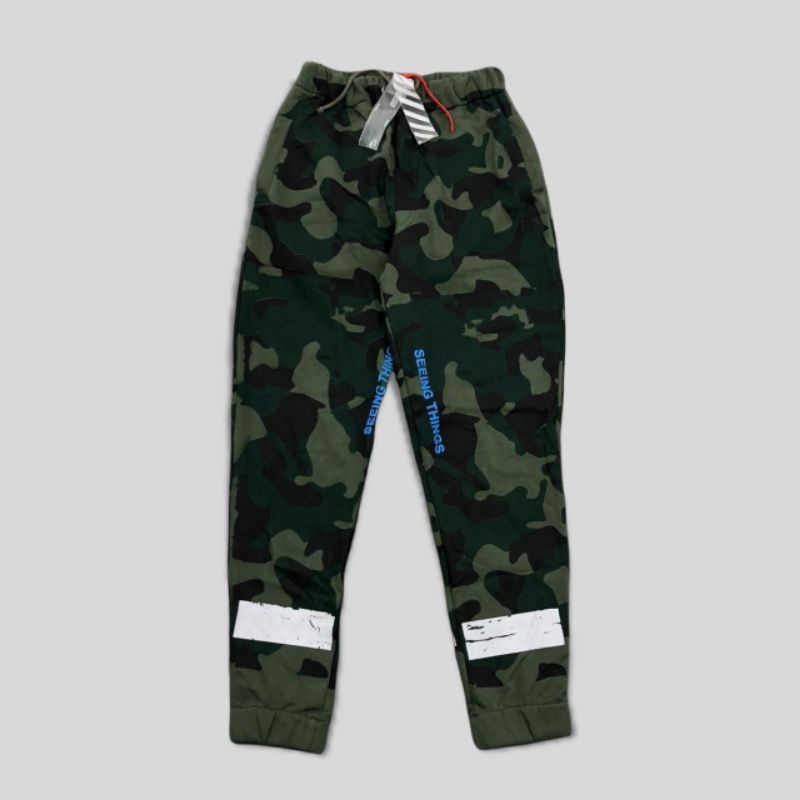 CELANA JOGGER OFF WHITE | JOGGER OFF WHITE CAMO FULL TAG MIRROR PREMIUM