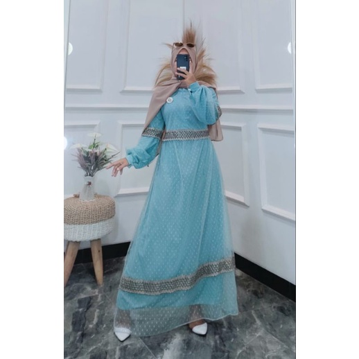 GAMIS TILE BIRU MUDA