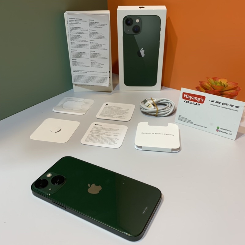 ( iBox ) iphone 13 mini 128gb Second Fullset  / Garansi Resmi indonesia
