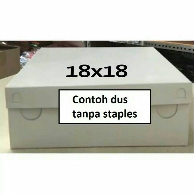 

Kotak Nasi 18x18cm 50pcs/ Box Nasi Putih 18x18x7,5cm / Cake Box / Dus nasi / Box Roti / Dus Kue