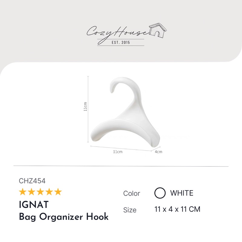 COZYHOUSE IGNAT Cantolan Gantungan Tas / Bag Organizer Hook Hanger Holder