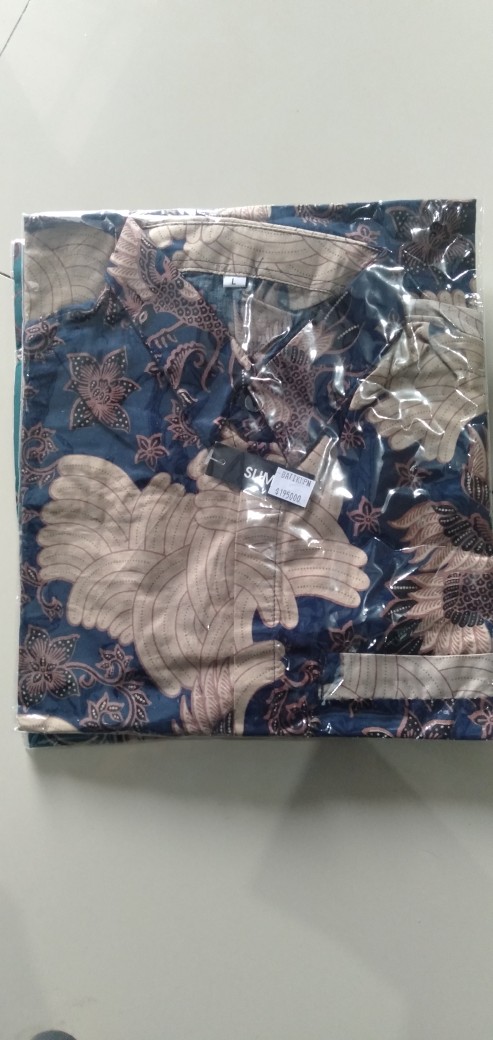 Kemeja Batik Pria Lengan Panjang Slim Fit Batik Pria Lengan Panjang Modern