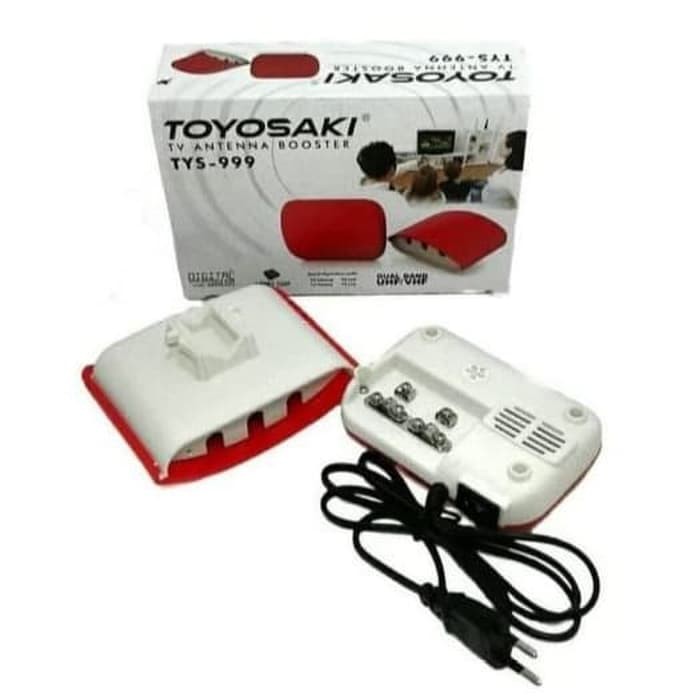 BOSTER ANTENA/ PENGUAT SINYAL TV MERK TOYOSAKI TYPE TYS-999 SMART CHIP / Booster Antena Tv / Penguat Sinyal Toyosaki Tys-999