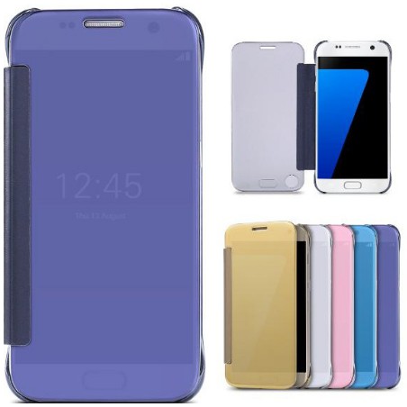 Paling Disukai>mrc-877   Hard Flip Mirror Cover Casing Case Samsung Galaxy Note 7 Note Fe Fan Editi