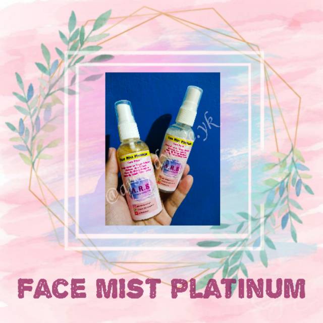 face mist glowing / face mist platinum / face mist serbuk glow