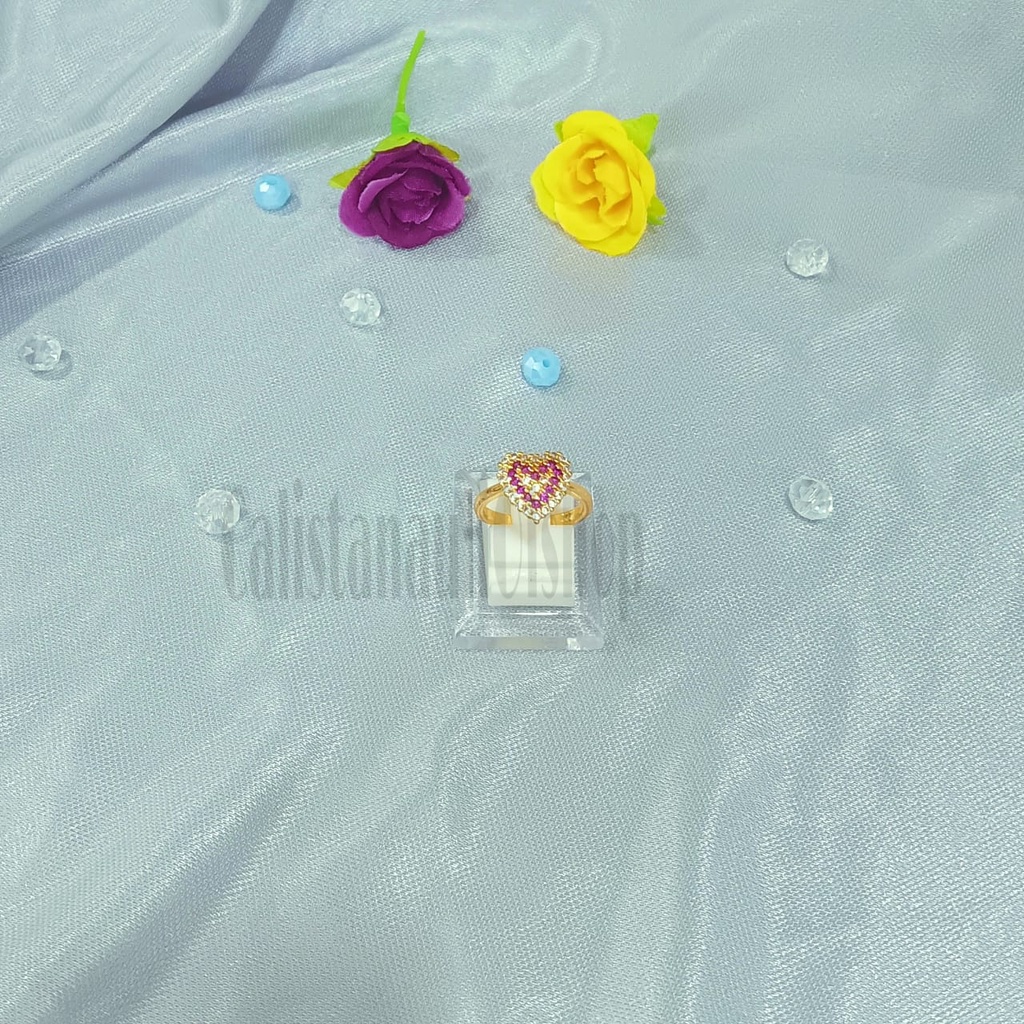 SET DEWASA RANTAI PLAT LOVE GOLD FULL PERHIASAN EMAS  KOREA ANTI KARAT DAN ANTI LUNTUR