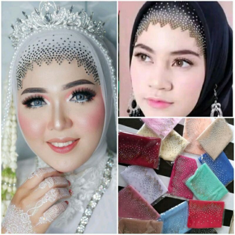 inner pesta / inner hijab / inner diamond zig-zag