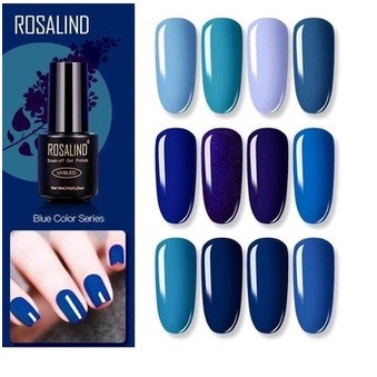 ROSALIND BLUE COLOR SERIES GEL NAIL POLISH UV LED / KUTEK / CAT KUKU