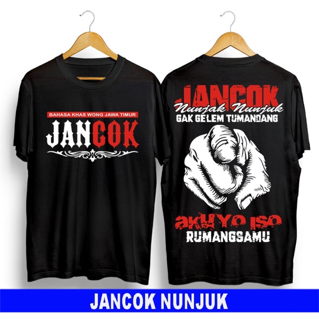 KAOS JANCOK BAHASA JAWA TIMUR/KAOS DISTRO/KAOS MURAH