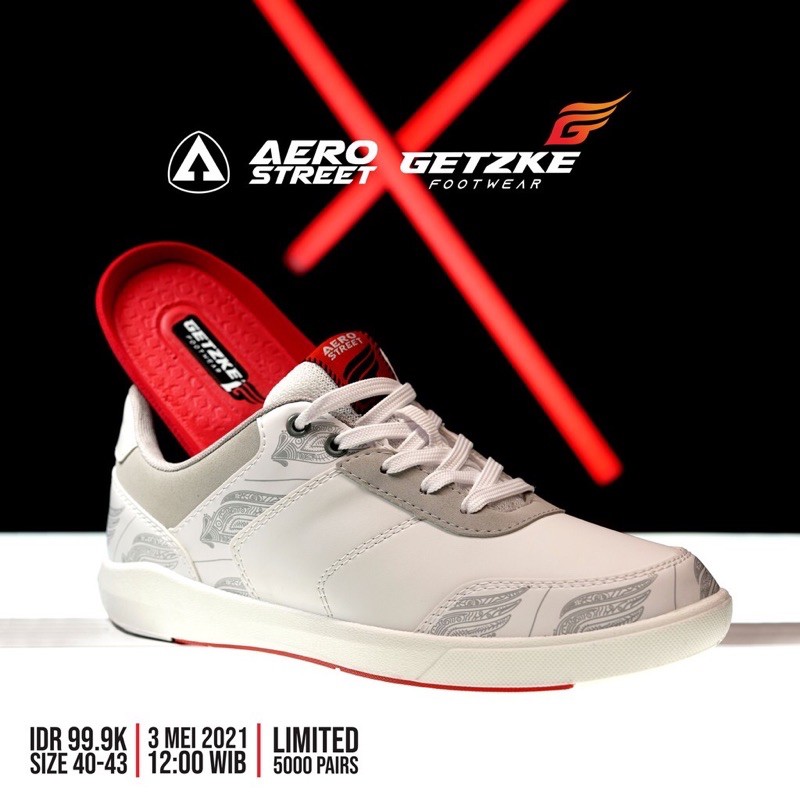Aerostreet / Aerostreet Bersinar / Aerostreet x Getzke / Aerosreet X Mr. Getzke Size 42