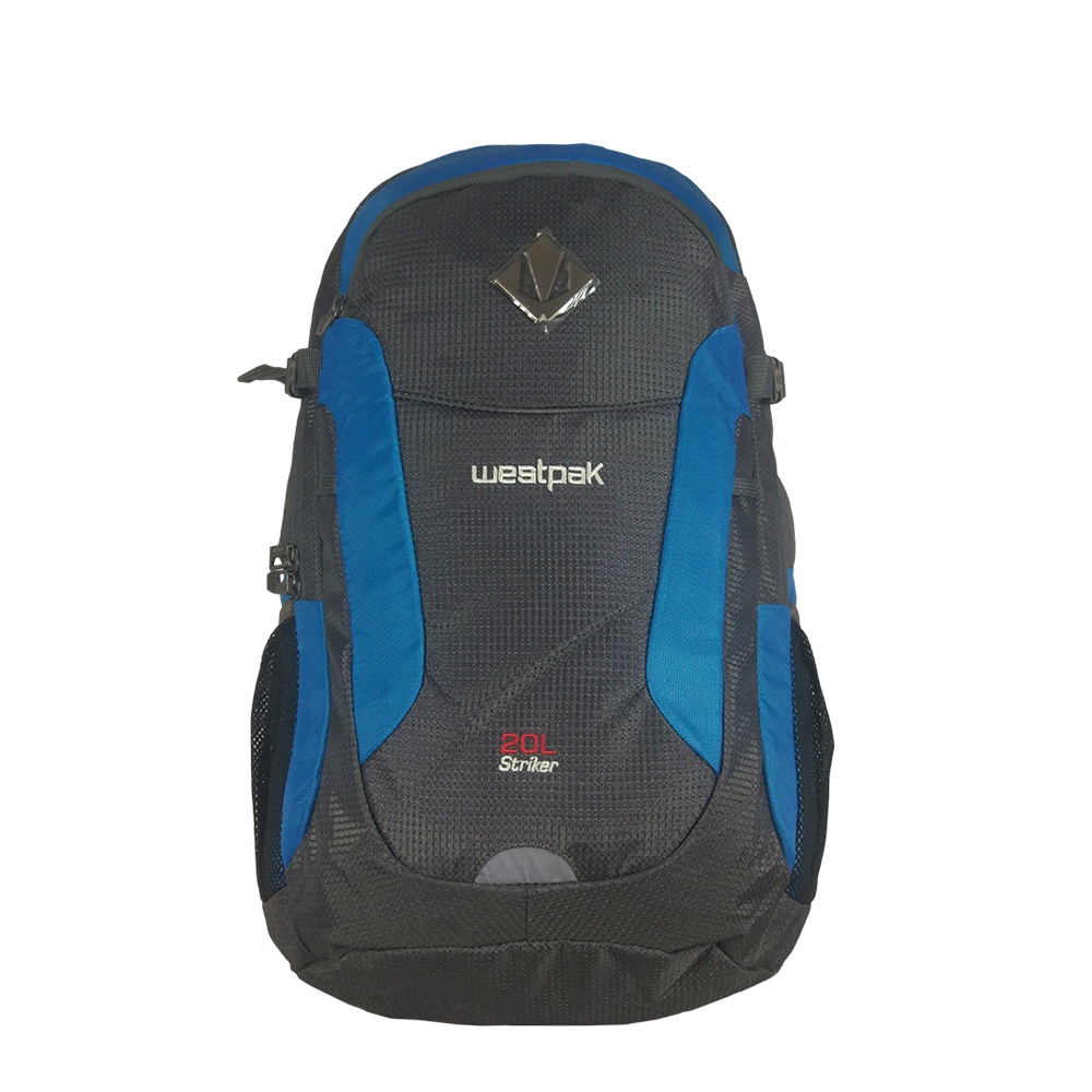 Tas Ransel Westpak Backpack Punggung Sporty Pria Wanita Biru