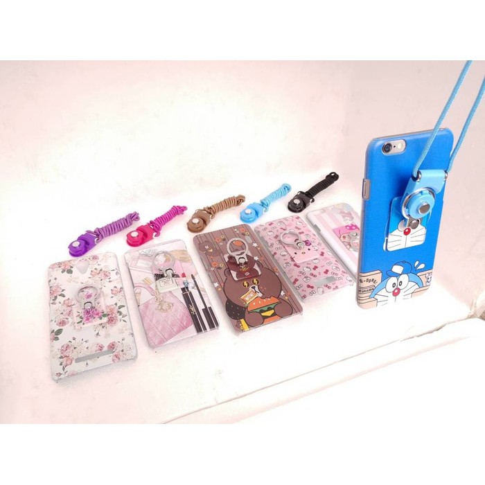 Silicon Casing Softcase Hard 3D RingStand  Xiaomi Mi4s & Mi5s