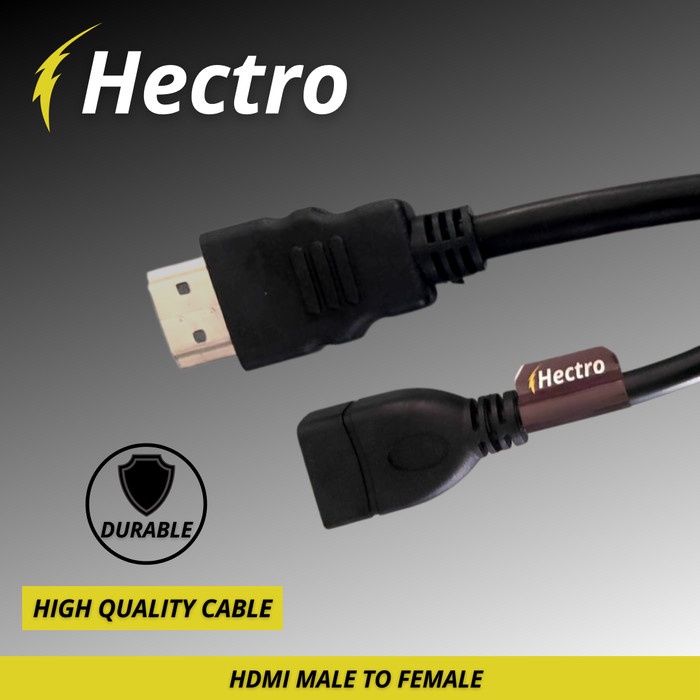 HECTRO KABEL HDTV MALE FEMALE PERPANJANGAN / EXTENDER / EXTENSION