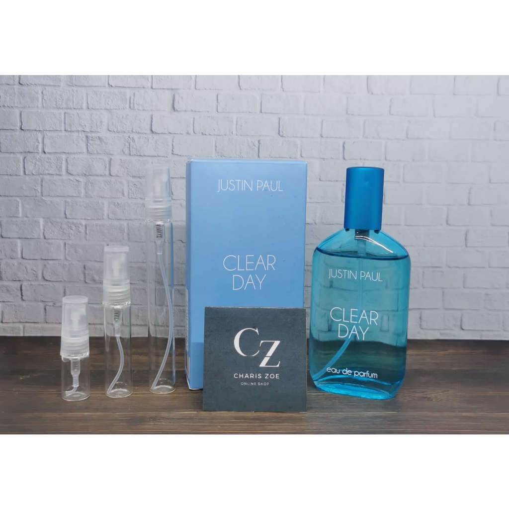 [ Share in Jar / Decant ] Parfum JUSTIN PAUL CLEAR DAY Eau de Parfum
