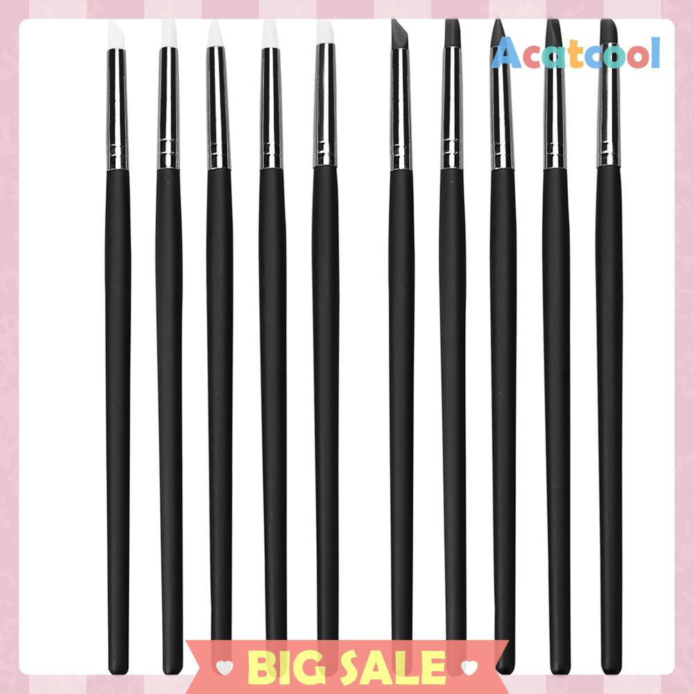 5pcs Pen Brush Untuk Mengukir Tanah Liat / Polymer Clay / Keramik