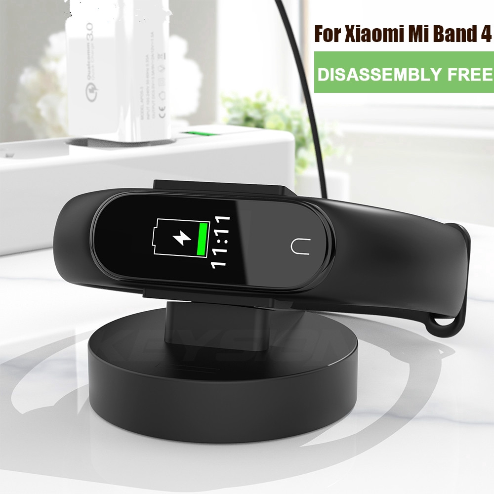 No Disassembly  Fast Charger Cable USB Charger Charging Dock for Xiaomi Mi Smart Band 4