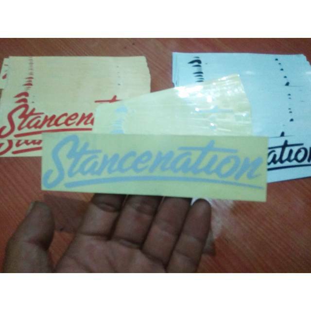 STICKER STANCENATION CUTTING