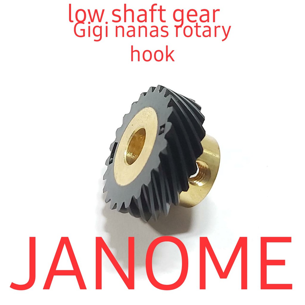 JANOME GENUINE PART gigi nanas bawah/lower shaft gear mesin jahit janome